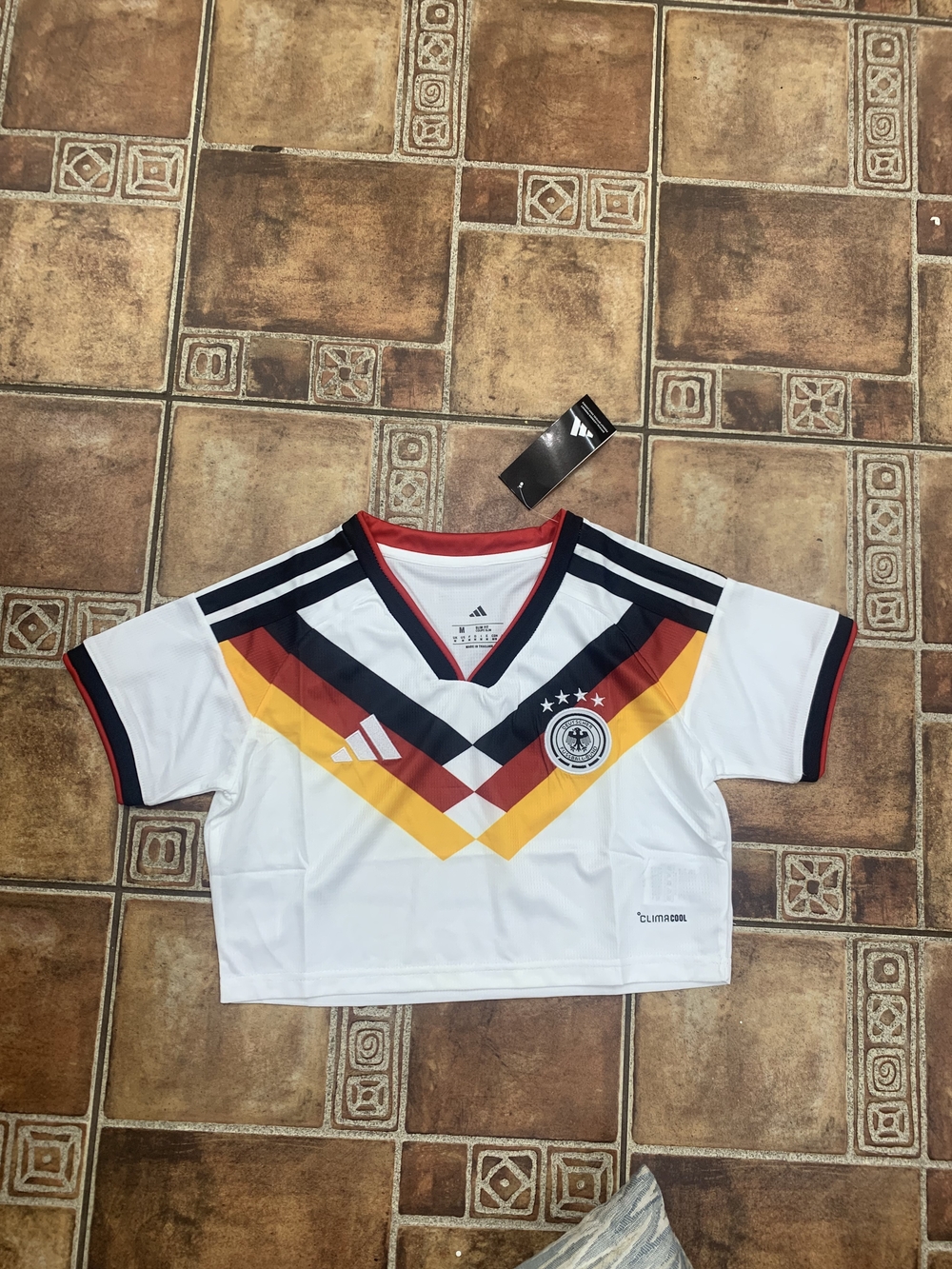 adidas Germany 2026 World Cup Women's Cropped Jersey Size L
